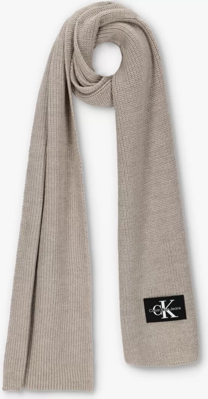 Dames CALVIN KLEIN Sjaals^ Sjaal Monologo Patch Scarf