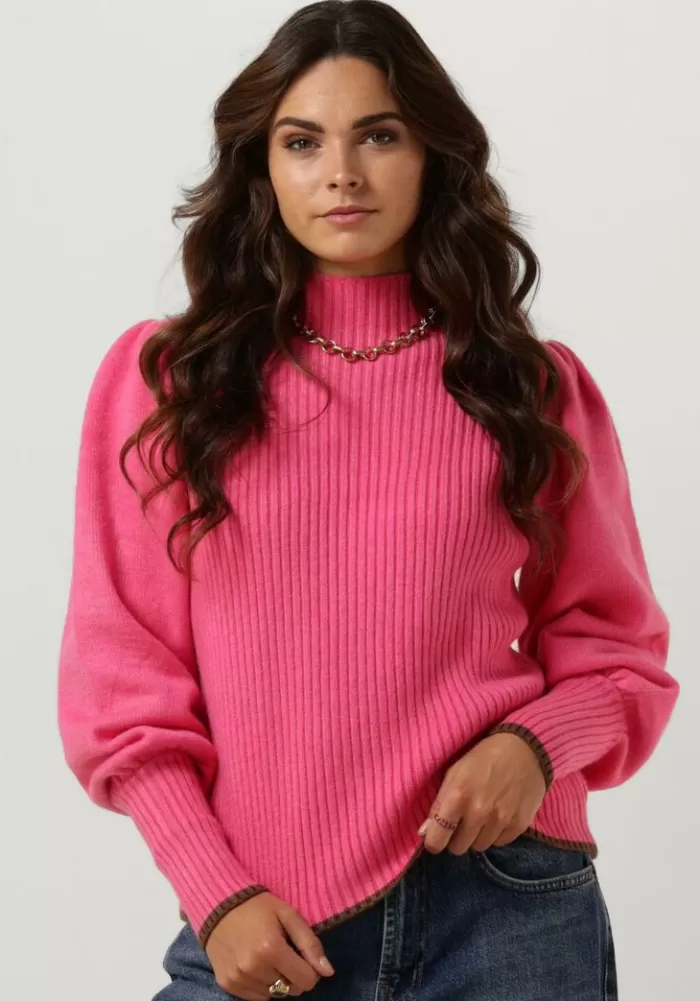 Dames CO'COUTURE Truien & Vesten^ Trui Row Puff Rib Knit