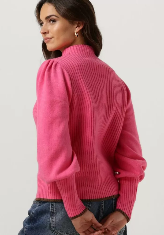 Dames CO'COUTURE Truien & Vesten^ Trui Row Puff Rib Knit