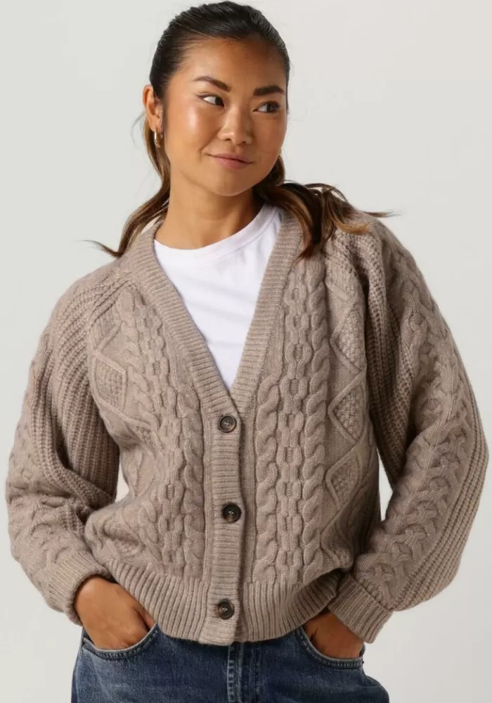 Dames CO'COUTURE Truien & Vesten^ Vest New Row Cable Cardigan Knit