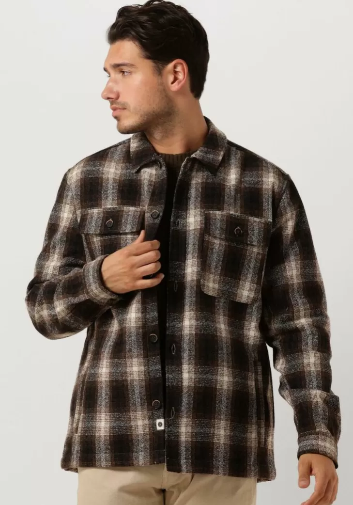 Best ANERKJENDT E Overshirt Aklion Heavy Check Overshirt Bruin