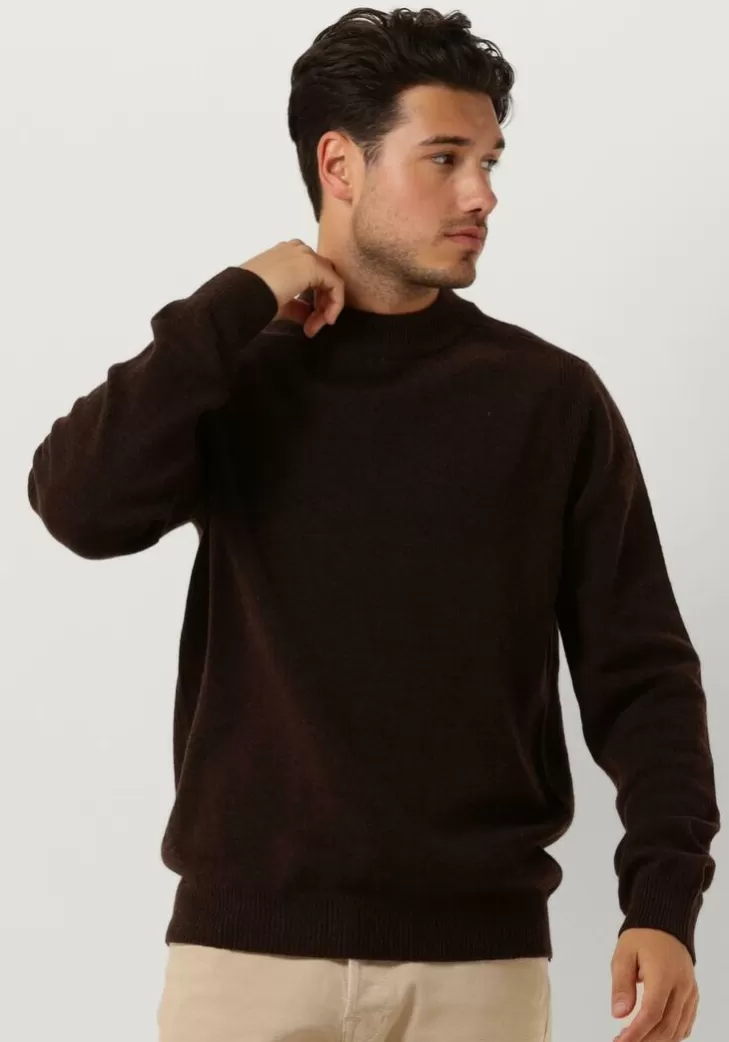 Discount ANERKJENDT E Trui Akrico Lambswool Knit Bruin