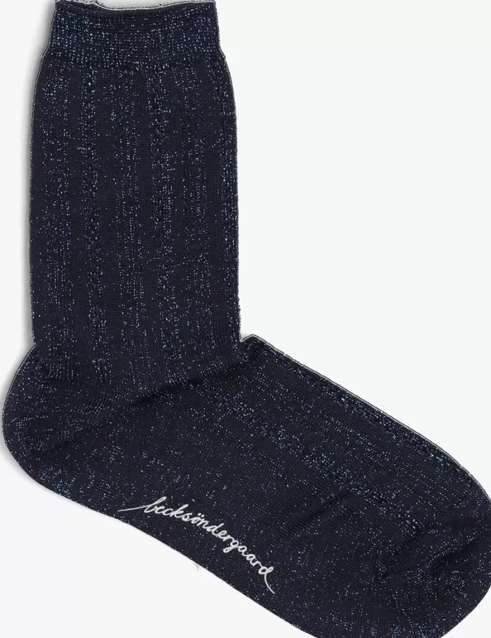 Dames BECKSONDERGAARD Beenmode^E Sokken Glitter Drake Sock