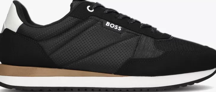 Outlet BOSS E Lage Sneakers Kai Runn Zwart