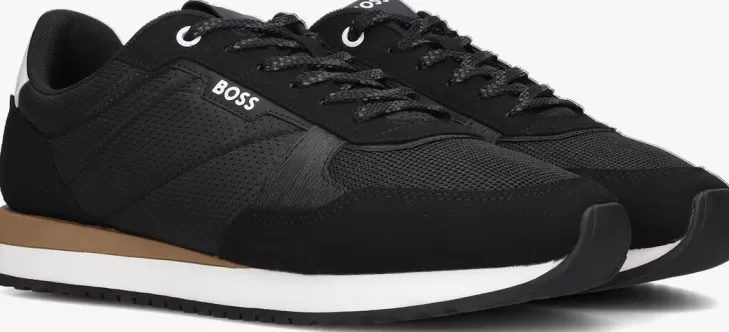 Outlet BOSS E Lage Sneakers Kai Runn Zwart