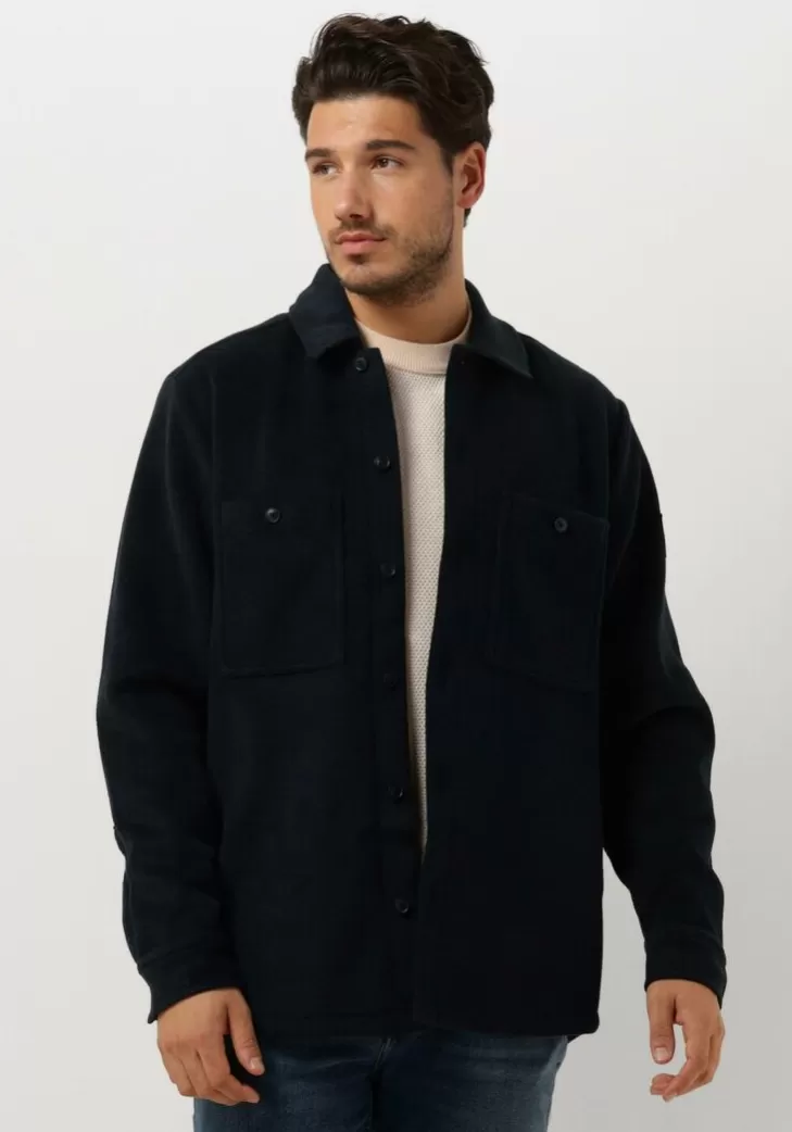 Hot BOSS E Overshirt Locky_1 Donkerblauw