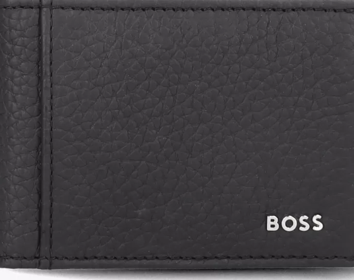 Shop BOSS E Portemonnee 1024258 Card Clip Zwart