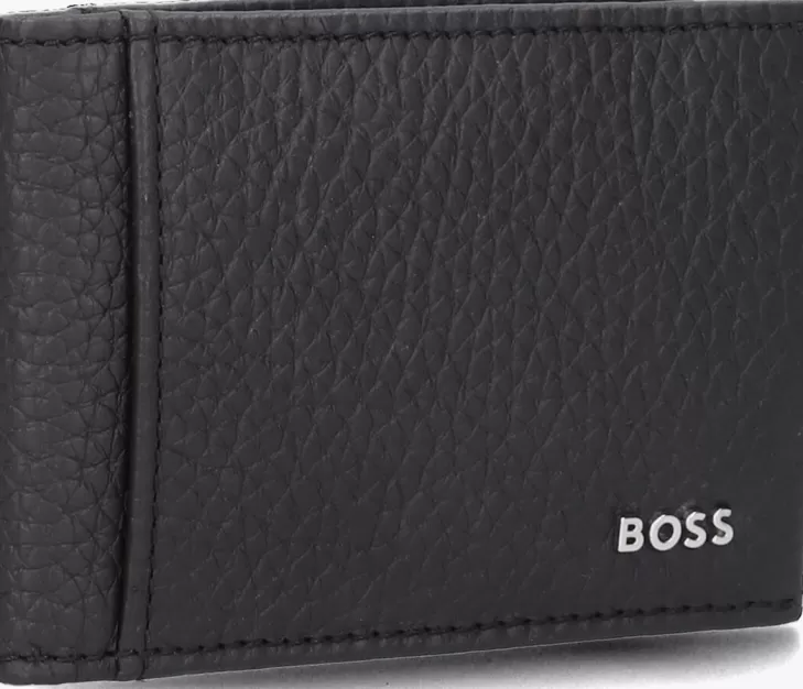 Shop BOSS E Portemonnee 1024258 Card Clip Zwart