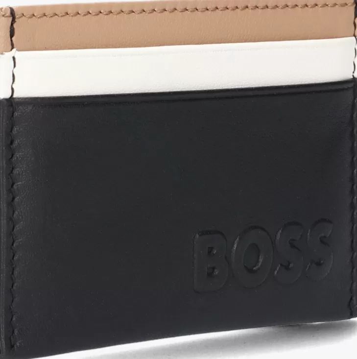 Shop BOSS E Portemonnee Byron Card Case 1024141 Zwart