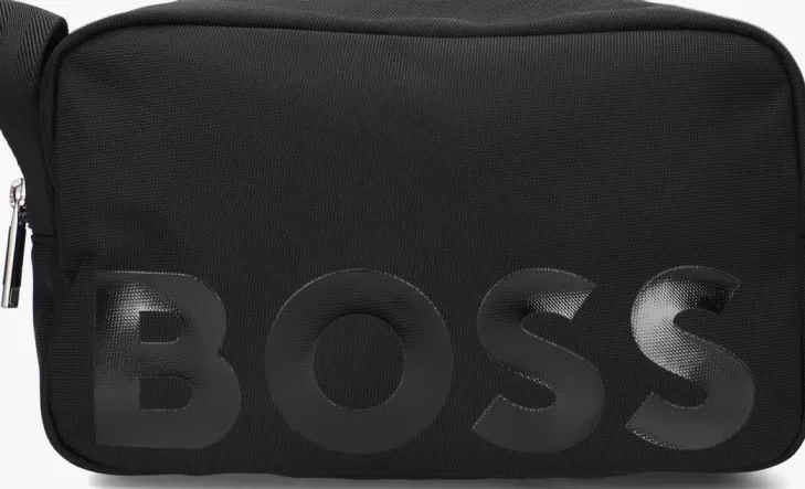 New BOSS E Toilettas Catch_Washbag Zwart