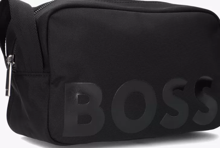 New BOSS E Toilettas Catch_Washbag Zwart