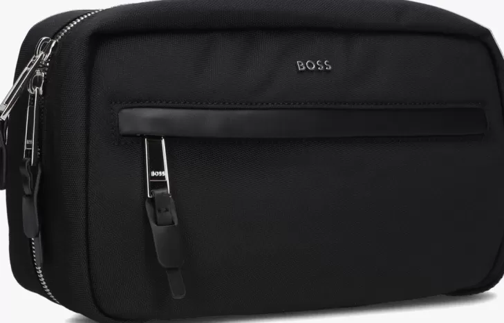 Cheap BOSS E Toilettas Highway Washbag Zwart