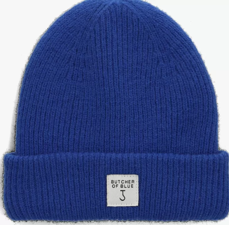 Fashion BUTCHER OF BLUE E Muts Army Wool Badge Beanie Blauw