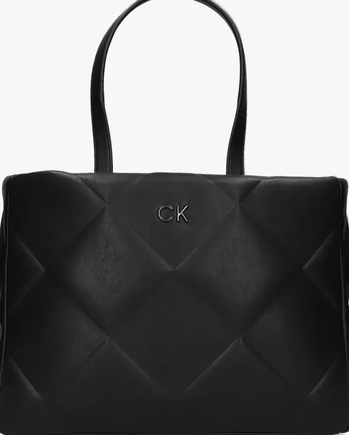 Dames CALVIN KLEIN Handtassen^E Handtas Re-Lock Quilt Tote Lg