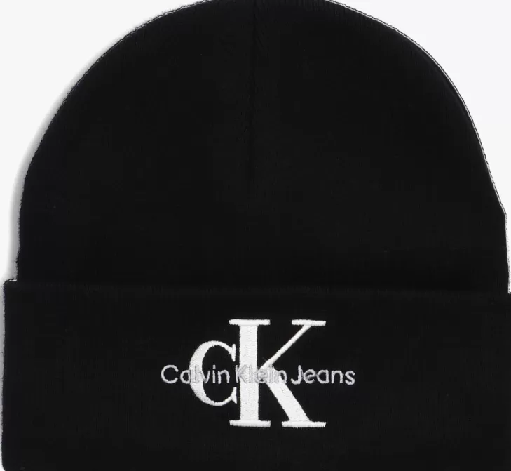 Clearance CALVIN KLEIN E Muts Gifting Mono Beanie/Scarf Zwart