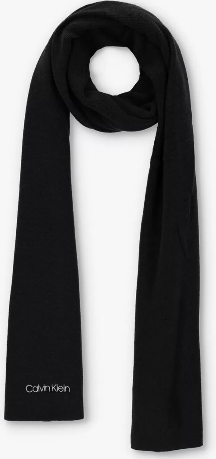 Dames CALVIN KLEIN Sjaals^E Sjaal Essential Knit Scarf 30X180