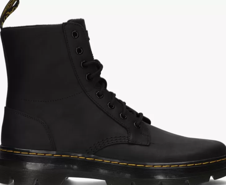 Cheap DR MARTENS E Veterboots Combs Zwart