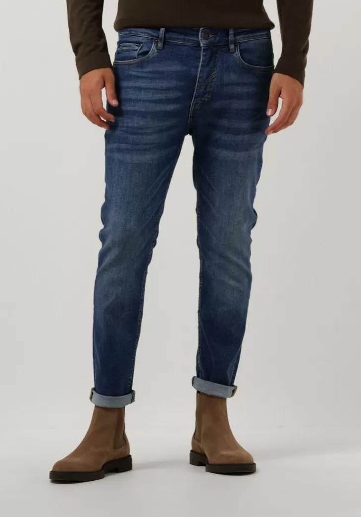 Sale DRYKORN E Slim Fit Jeans West 260135 Donkerblauw