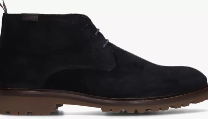 Shop FLORIS VAN BOMMEL E Veterschoenen Sfm-50082 Blauw