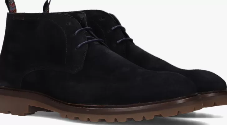 Shop FLORIS VAN BOMMEL E Veterschoenen Sfm-50082 Blauw