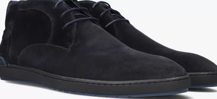 Store FLORIS VAN BOMMEL E Veterschoenen Sfm-50108 Blauw