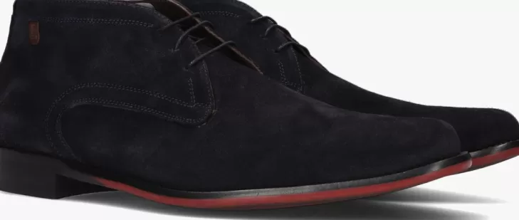 Clearance FLORIS VAN BOMMEL E Veterschoenen Sfm-50148 Blauw