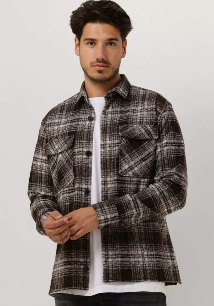 Cheap GENTILUOMO E Overshirt S8260-982 Bruin