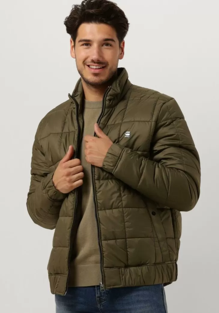 Clearance G-STAR RAW E Gewatteerde Jas Meefic Quilted Jkt Groen