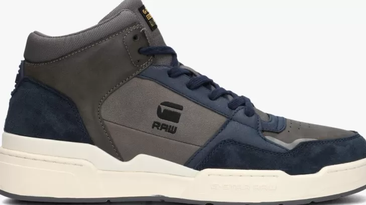 Sale G-STAR RAW E Hoge Sneaker Attacc Mid Lay Blauw