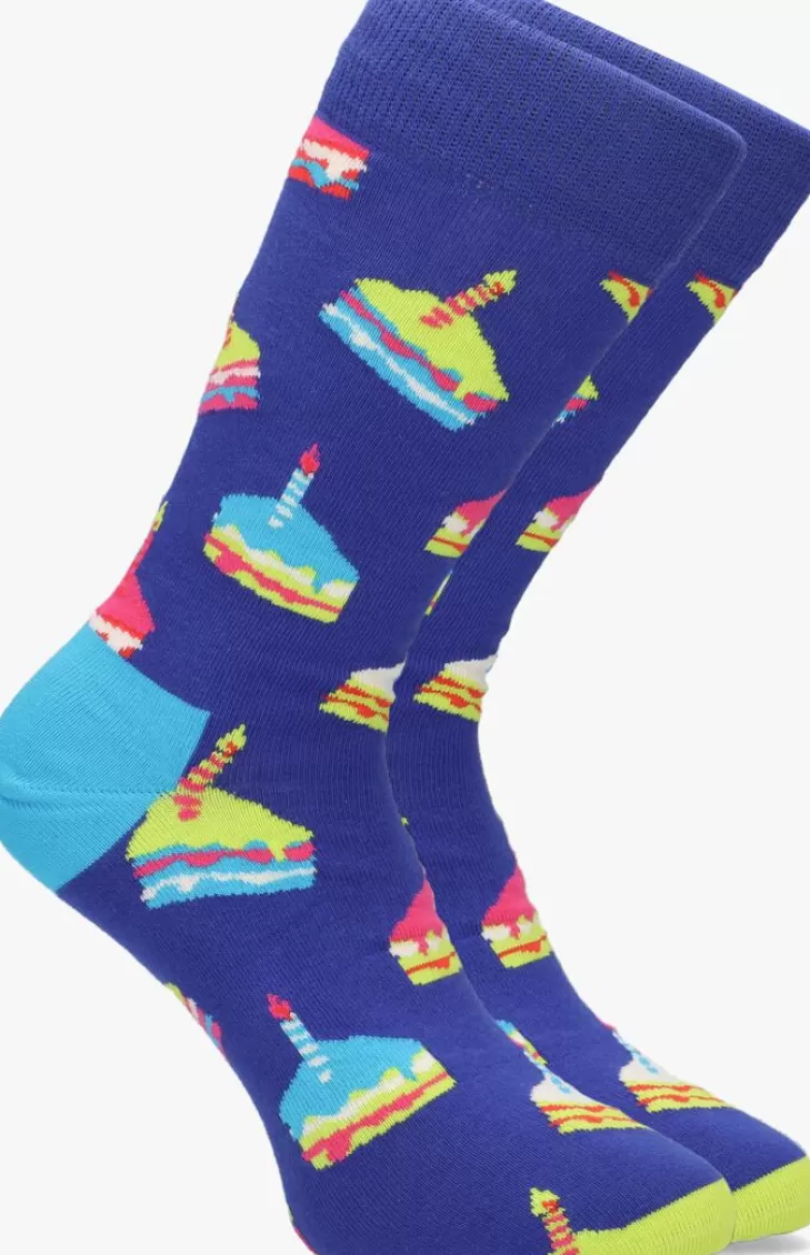 Outlet HAPPY SOCKS E Sokken Bday Cake Blauw