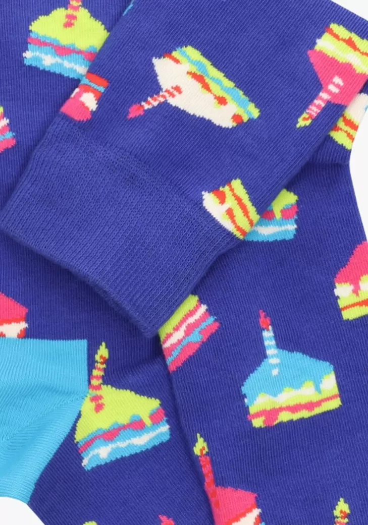 Outlet HAPPY SOCKS E Sokken Bday Cake Blauw