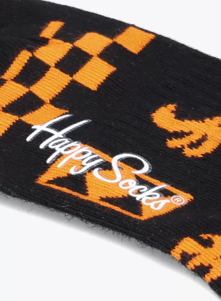 Clearance HAPPY SOCKS E Sokken Beyond 3/4 Crew Zwart