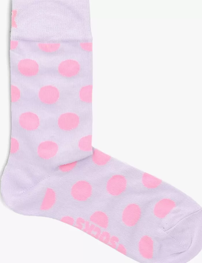 Dames HAPPY SOCKS Beenmode^E Sokken Big Dot