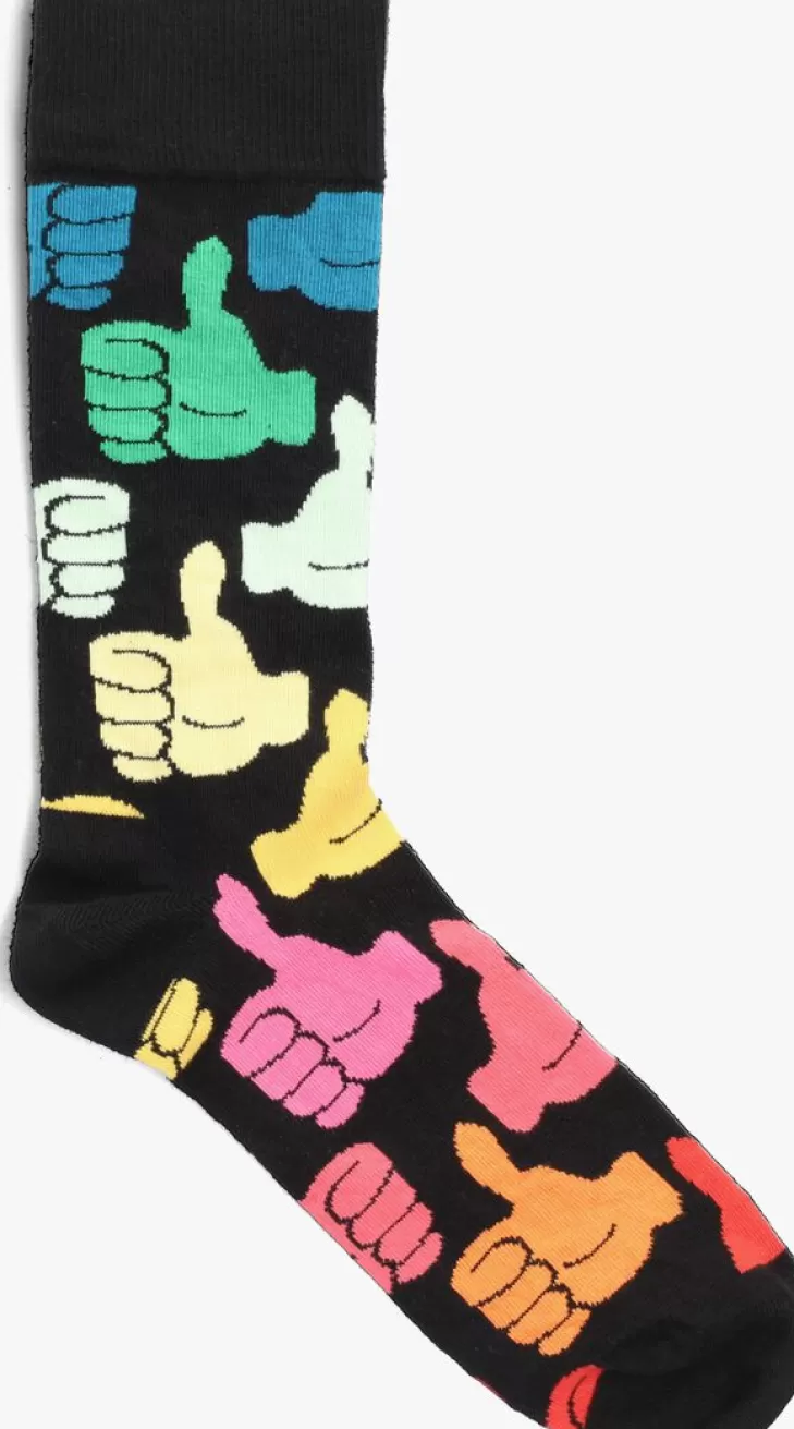 Clearance HAPPY SOCKS E Sokken Big Thumbs Up Zwart