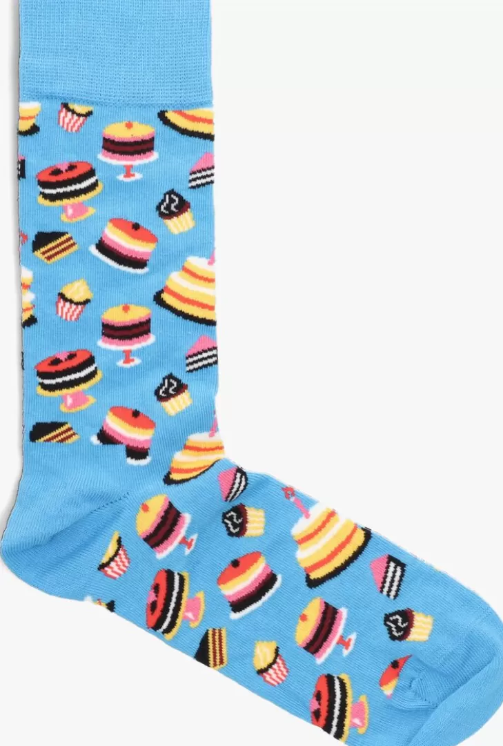 Online HAPPY SOCKS E Sokken Birthday Cake Blauw