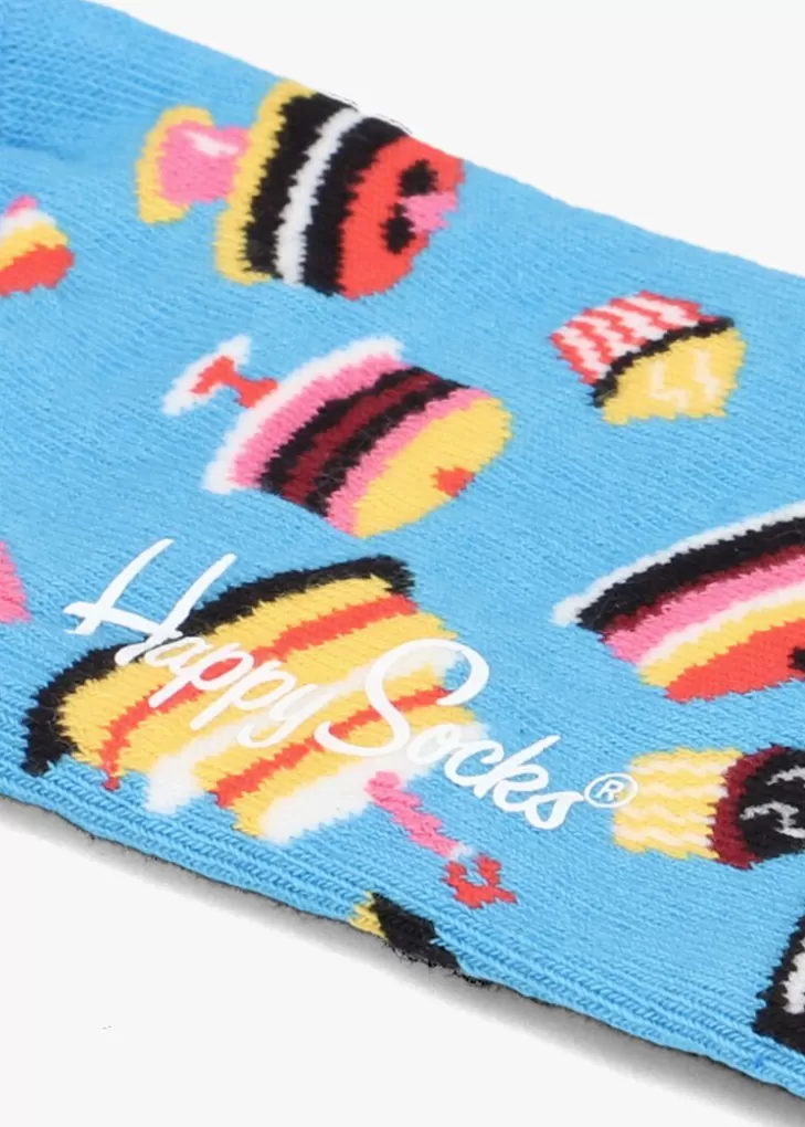 Online HAPPY SOCKS E Sokken Birthday Cake Blauw