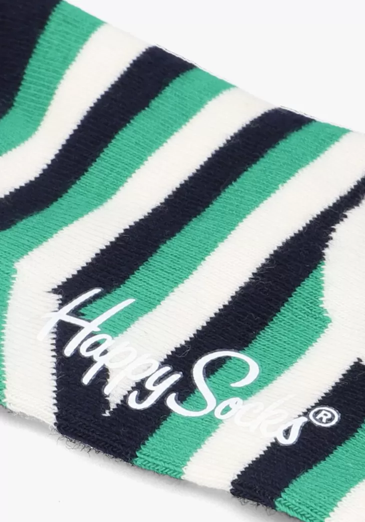 Sale HAPPY SOCKS E Sokken Jumbo Dot Stripe Groen