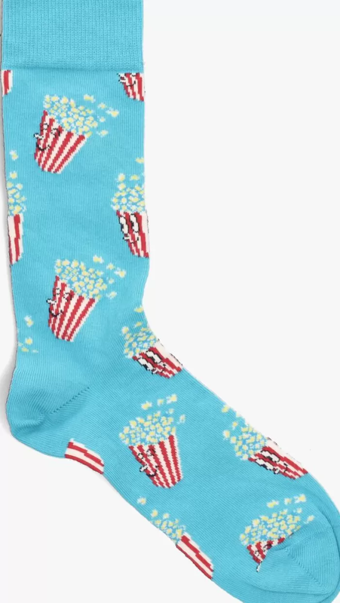 Dames HAPPY SOCKS Beenmode^E Sokken Popcorn