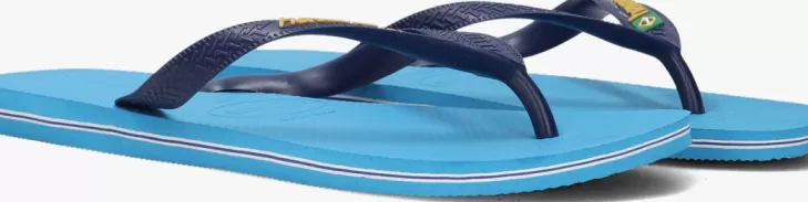 Best Sale HAVAIANAS E Teenslippers Brasil Logo Blauw