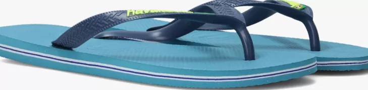 Cheap HAVAIANAS E Teenslippers Brasil Logo Blauw