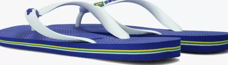 Flash Sale HAVAIANAS E Teenslippers Brasil Logo Blauw