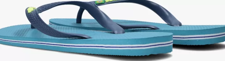 Cheap HAVAIANAS E Teenslippers Brasil Logo Blauw