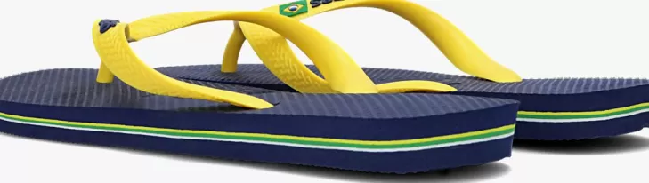 Best HAVAIANAS E Teenslippers Brasil Logo Blauw