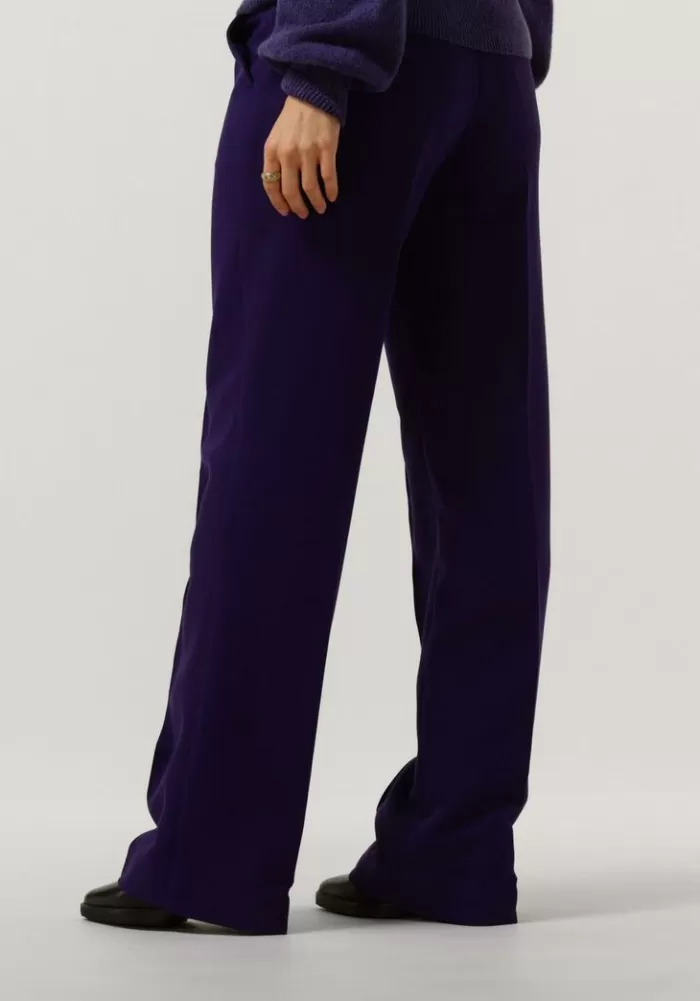 Dames JANSEN AMSTERDAM Broeken^E Pantalon Wq417 Woven Wide Long Pants