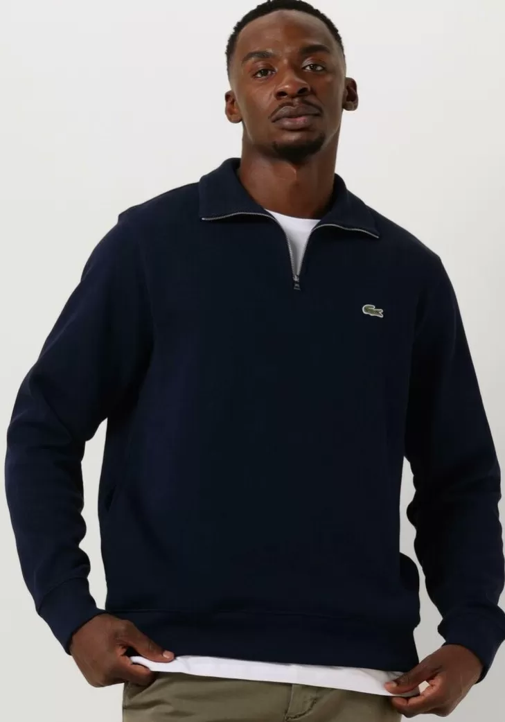 Discount LACOSTE E Trui 1Hs1 Men Sweatshirt Donkerblauw