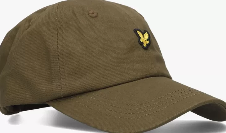 Shop LYLE & SCOTT E Pet Baseball Cap Groen