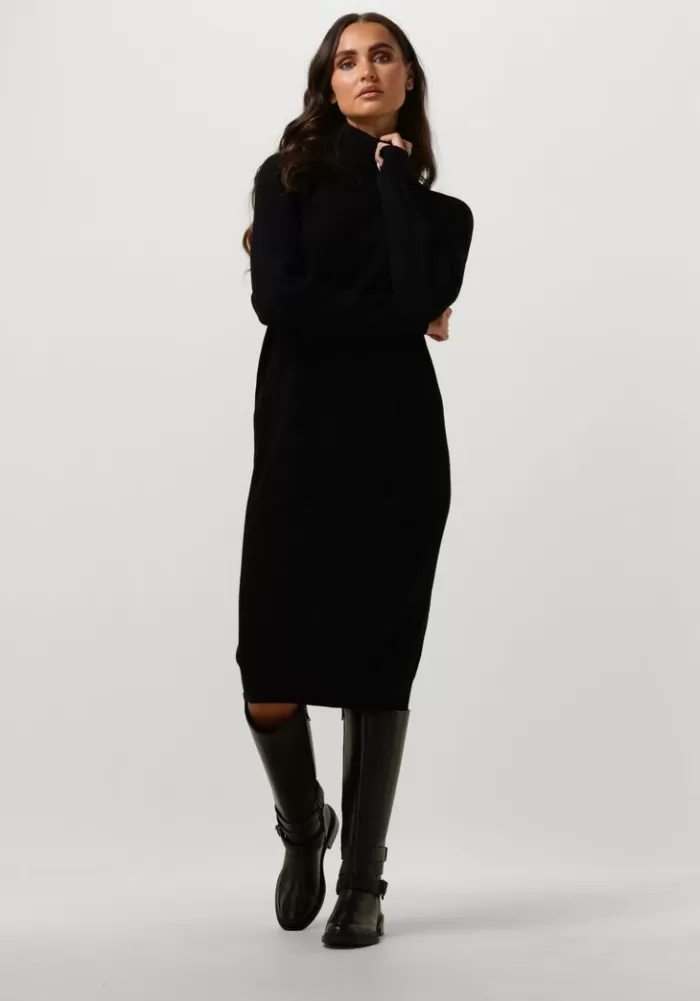 Dames NOTRE-V Jurken^E Midi Jurk Long Rib Knit Dress