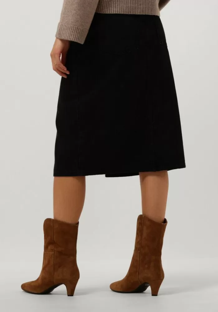 Dames OBJECT Rokken^E Midirok Objharlow Midi Denim Skirt Noos