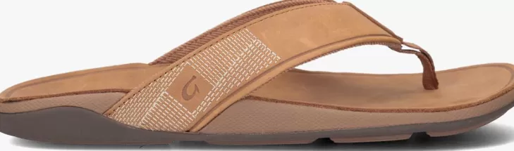 Sale OLUKAI E Slippers Tuahine Bruin