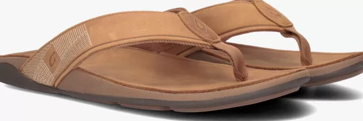 Sale OLUKAI E Slippers Tuahine Bruin